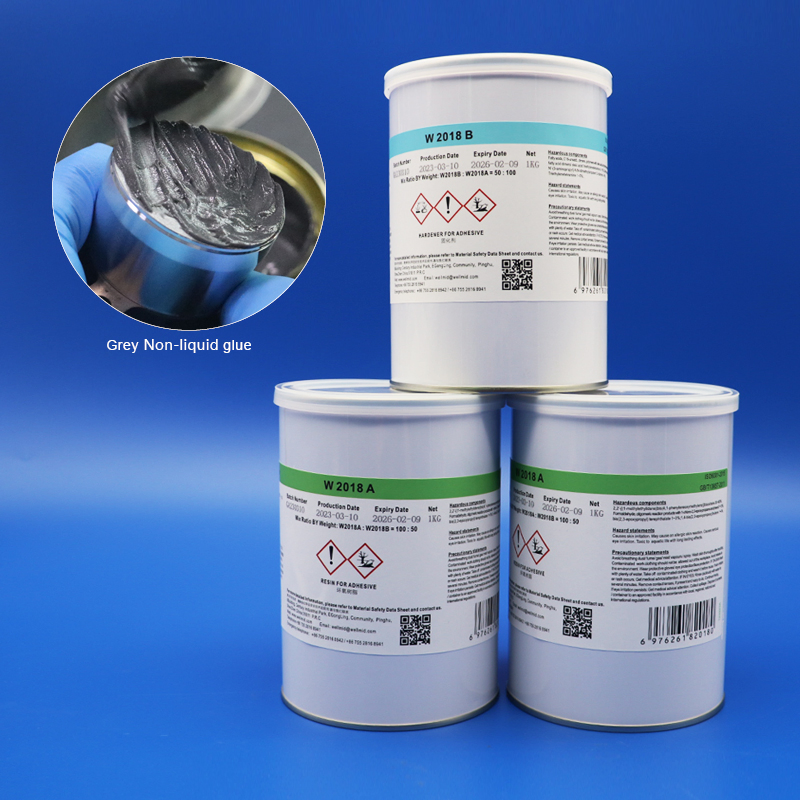 Colla epossidica AB in barattolo di latta da 3 kg, adesivo strutturale resistente fino a 284°F con legame forte per apparecchiature elettriche, boma dell'ala velica, motore, miscelazione manuale dei metalli