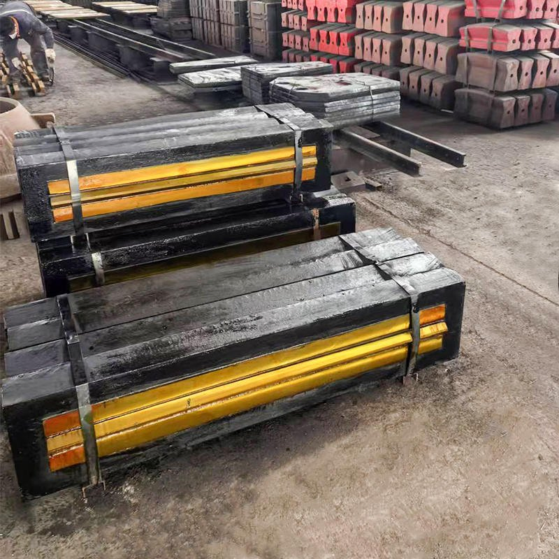Barra de impacto de triturador de alto cromo com alta abrasividade e dureza para britagem de materiais duros e frágeis