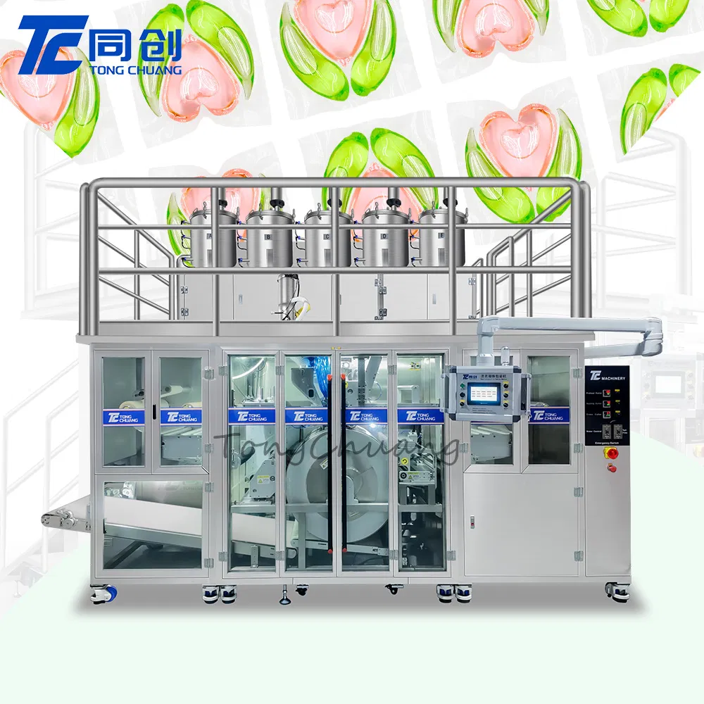 Macchina confezionatrice riempitrice multiuso personalizzata per capsule di detersivo liquido per bucato