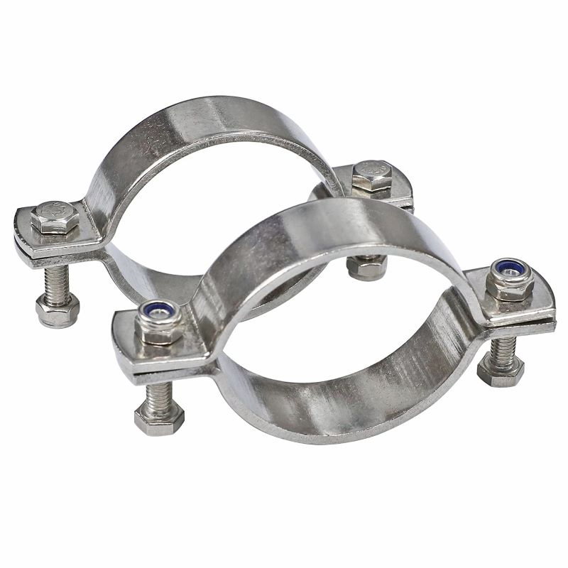 Stahlrohrschelle Rohraufhängung Halterung Halterung Schelle Schwerlast Geteilter Ring