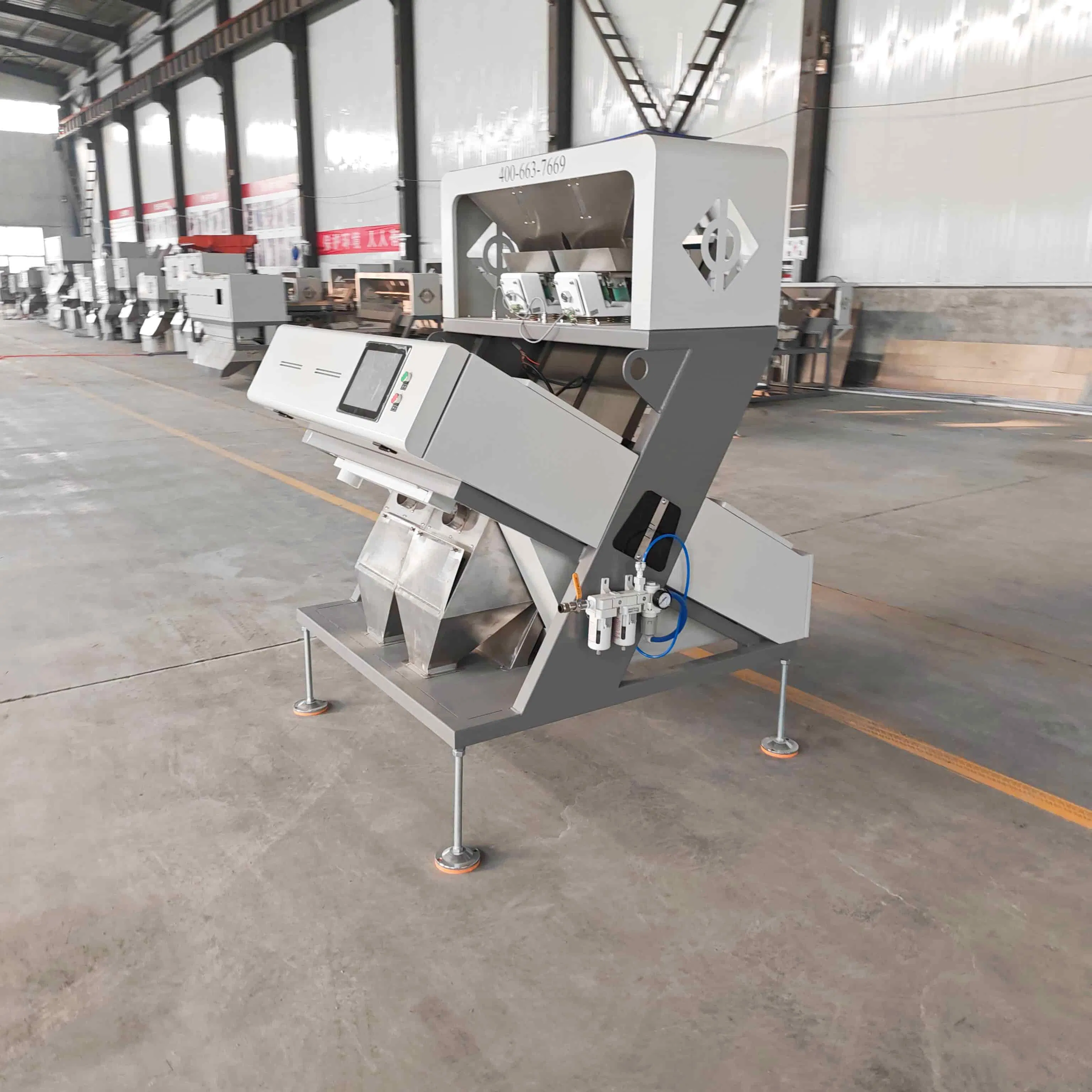 Color Sorter for Chestnuts and Pistachios Efficient Shape Sorter Machinery for Spain and Italy
