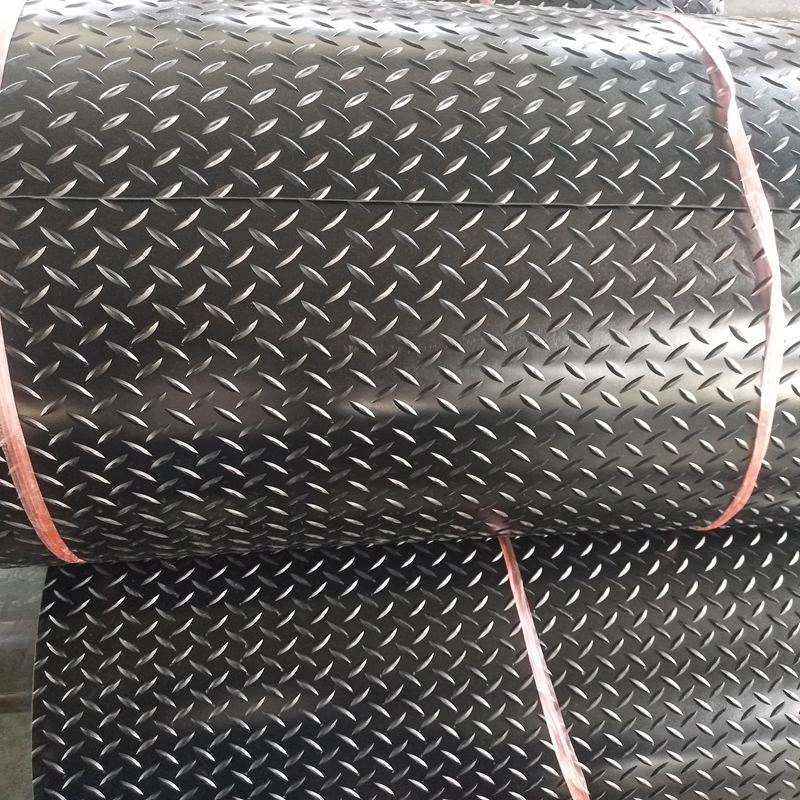Grease-Proof Reinforced Non-Slip Rubber Flooring Mat for Auto Shop Vehicle Repair