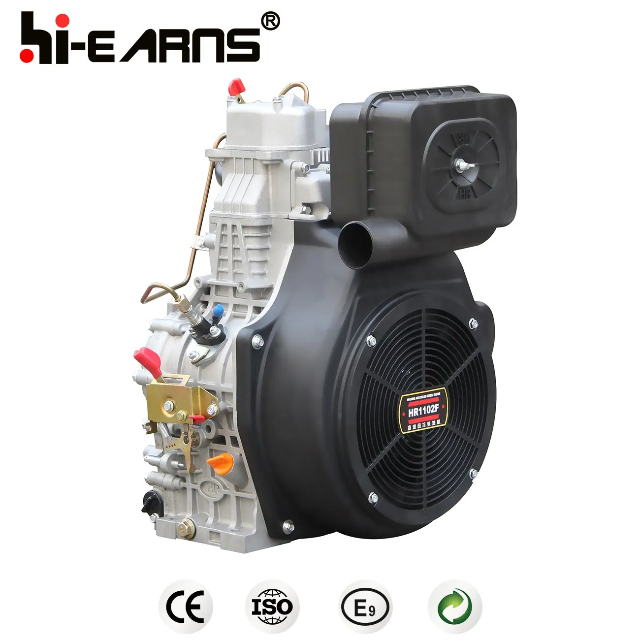 Motore diesel raffreddato ad aria tipo 18HP 1102f 1105f