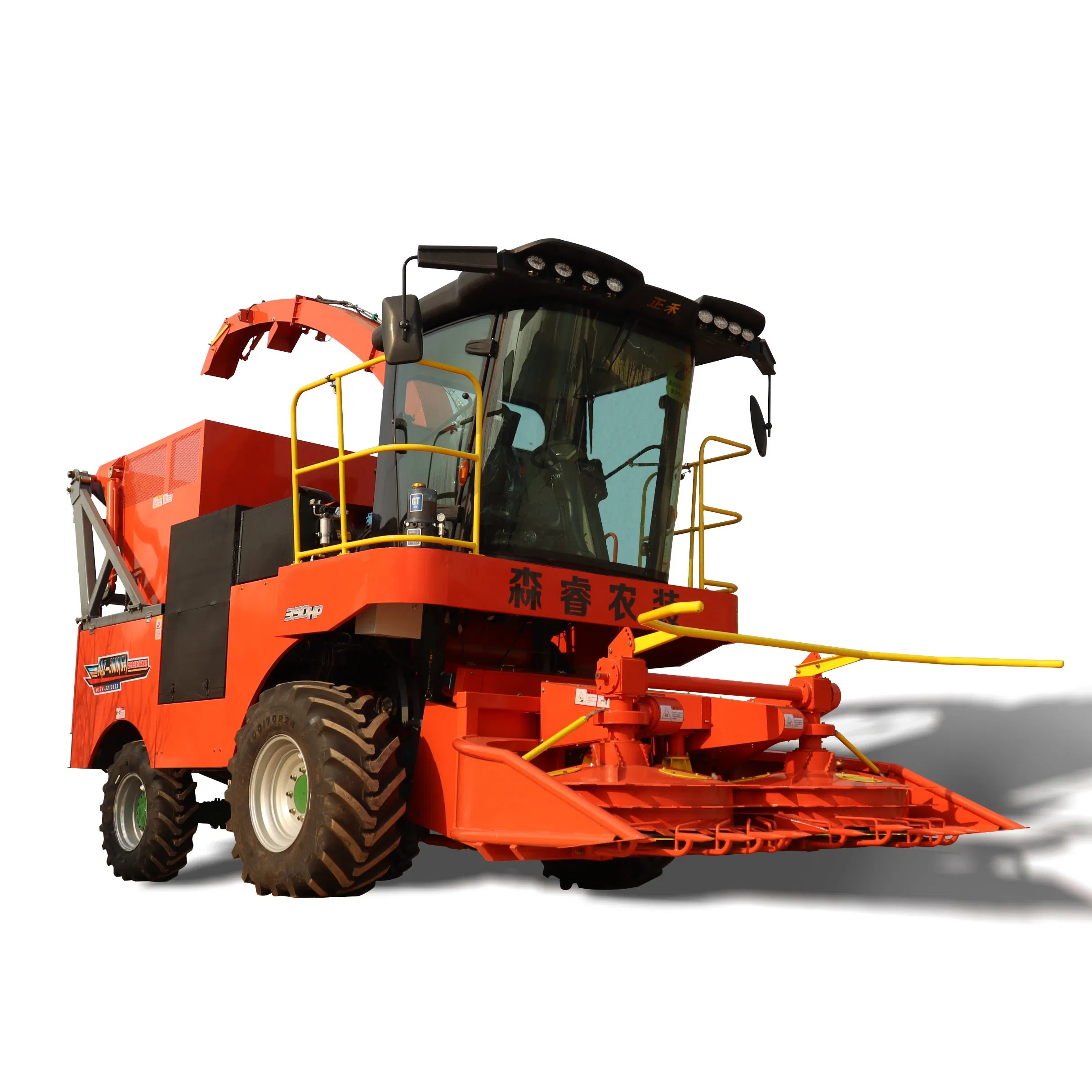 Self Propelled Forage Grass Silage Fodder Feed Harvester Used for Farm