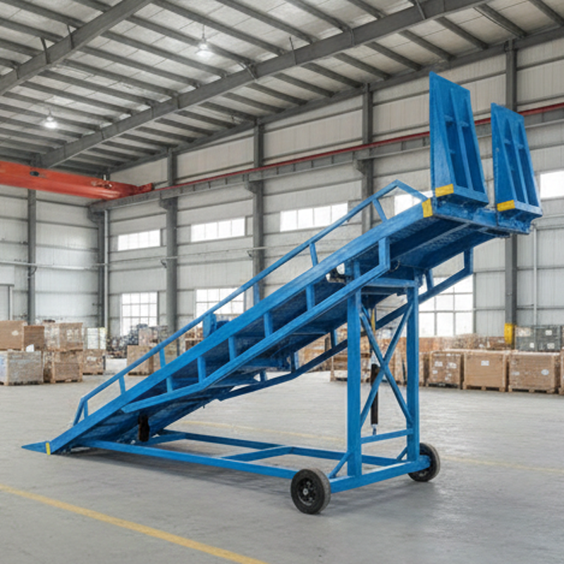 Rampa di carico idraulica per camion heavy duty, rampa per banchina di carico container, pendenza per 10 tonnellate