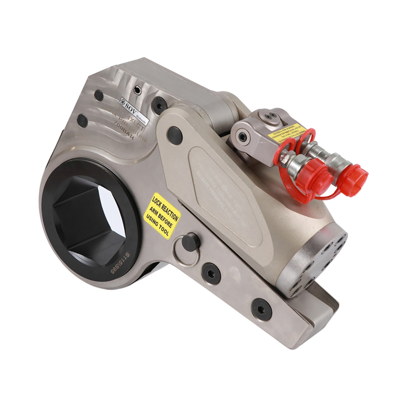 Nickel Plated Steel Hexagon Cassette Hollow Hydraulic Torque Wrench