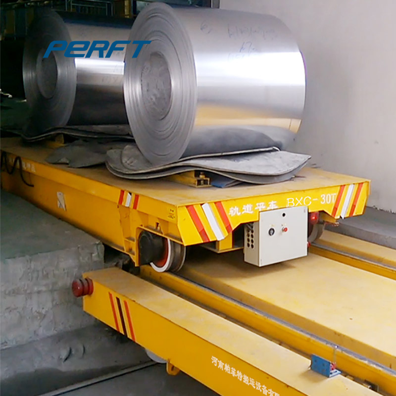 25 Ton Electric Transfer Cart Rail Trolley for Steel Mill