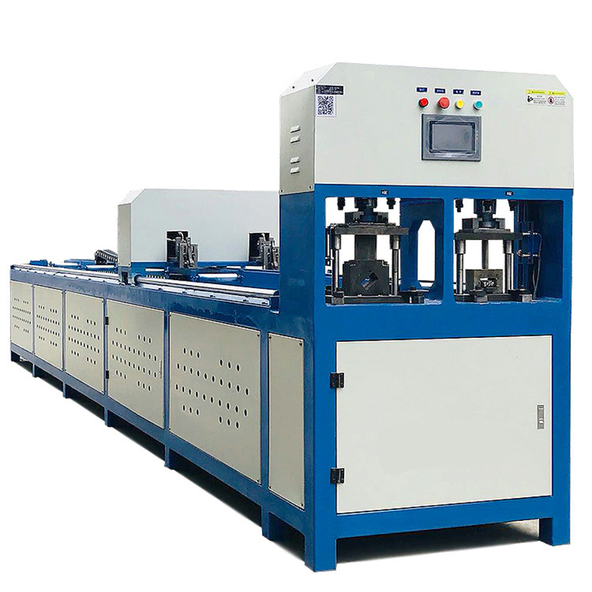 Máquina automática de corte de agujeros en tuberías CNC de doble línea