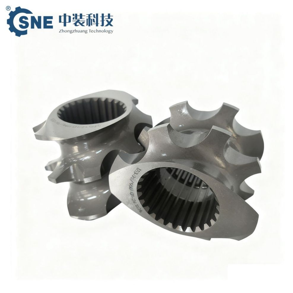 High Concentricity Precision Mixing ZME Extruder Screw Element for Cable Materials Production