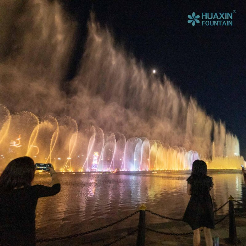 Holographic Projection 3D Music Water Fountain Installation and Construction Plan