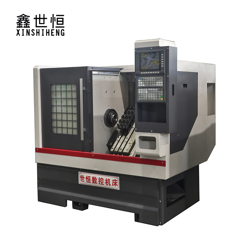Hochpräzise Schrägbett-CNC-Drehmaschine mit Werkzeughaltern