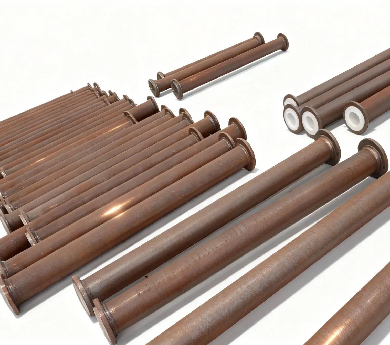 Raccordi per tubi rivestiti in PTFE per l'industria delle batterie al litio resistenti agli acidi e agli alcali
