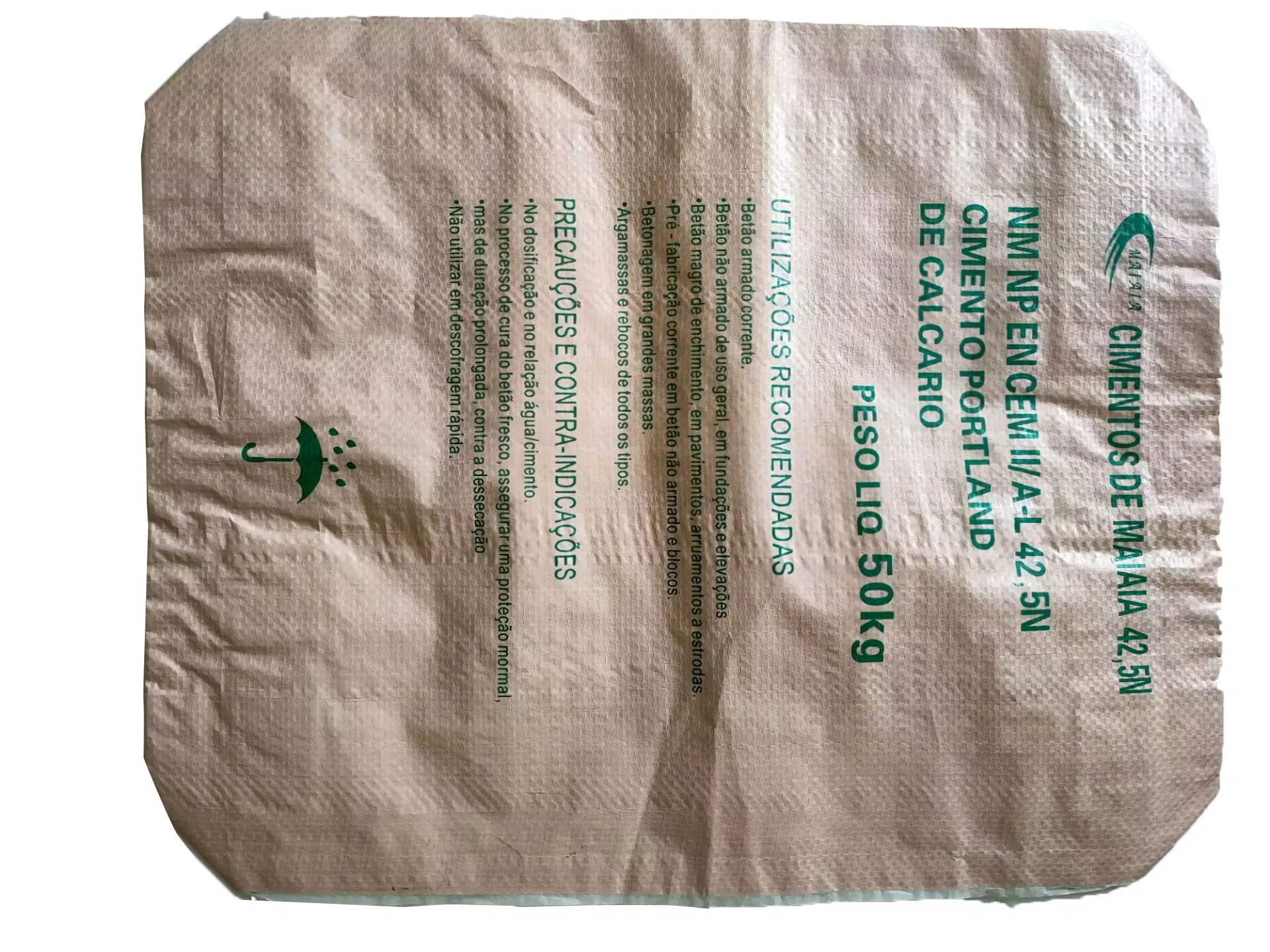 Solid PP Woven Packaging Bag for 50 Kg