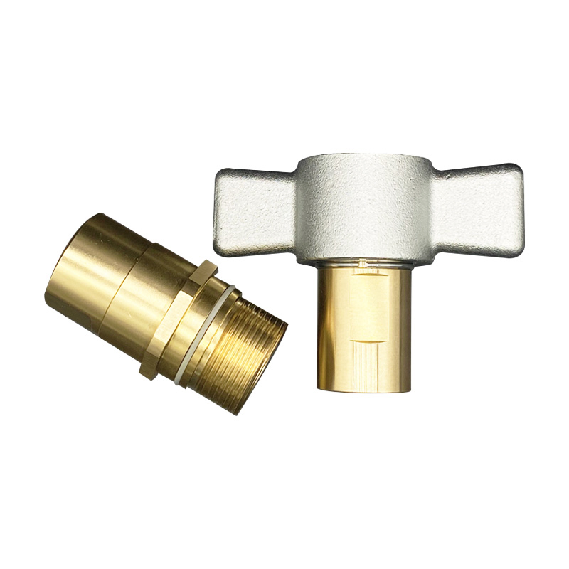 Type d'aile 3/4 NPT Raccords rapides hydrauliques en laiton Kze-Bb