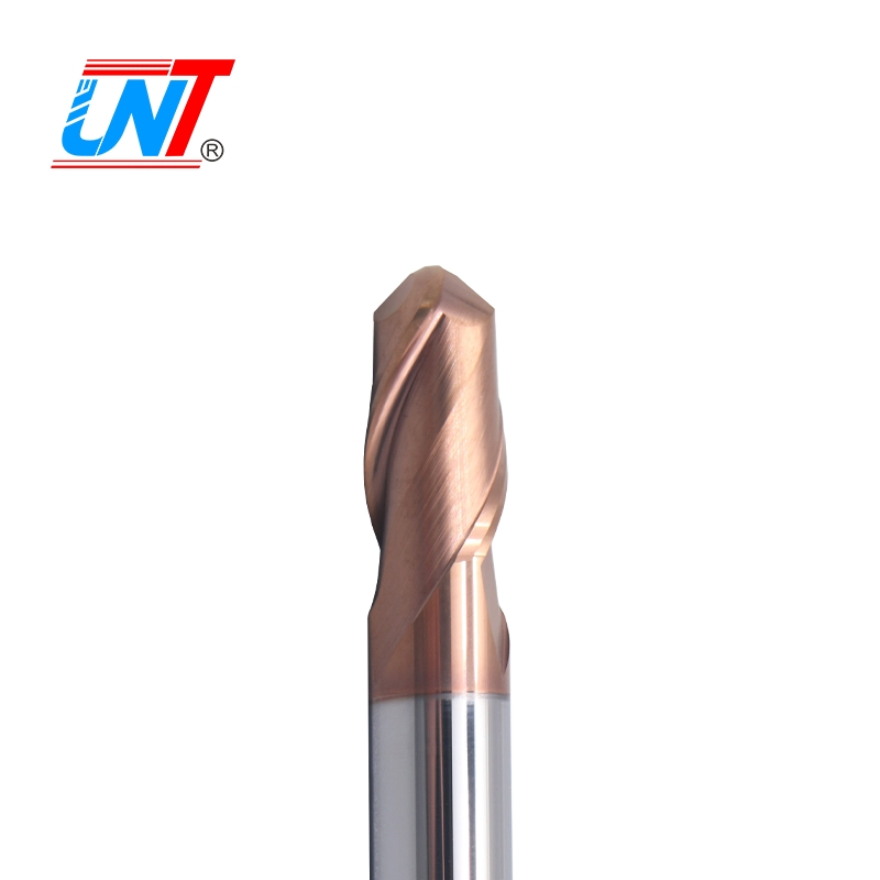 UNT Carbide Ball Nose End Mill for Hard Steel HRC65 ACTIN