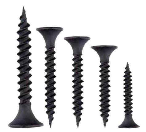 Phosphated and Galvanized Black Self Tapping Dry Wall Screws