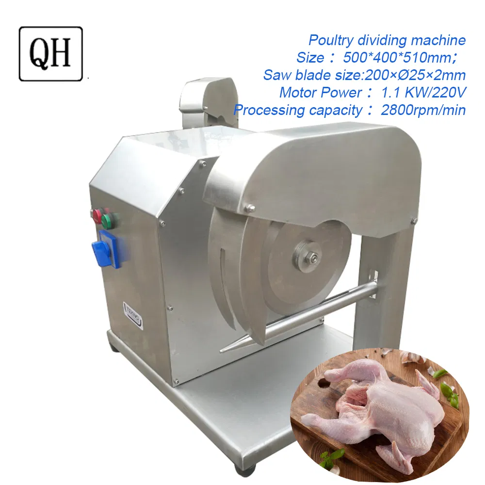 Attrezzatura per la lavorazione del pollo elettrica in acciaio inossidabile, taglio carne, spiumatura pollame/tacchino/anatra/oca, macchina con lama circolare per linea di macellazione
