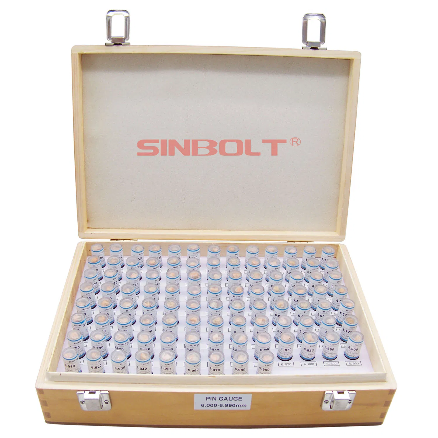Steel Pin Gauge Plug Gauge Set 6.000mm--6.990mm
