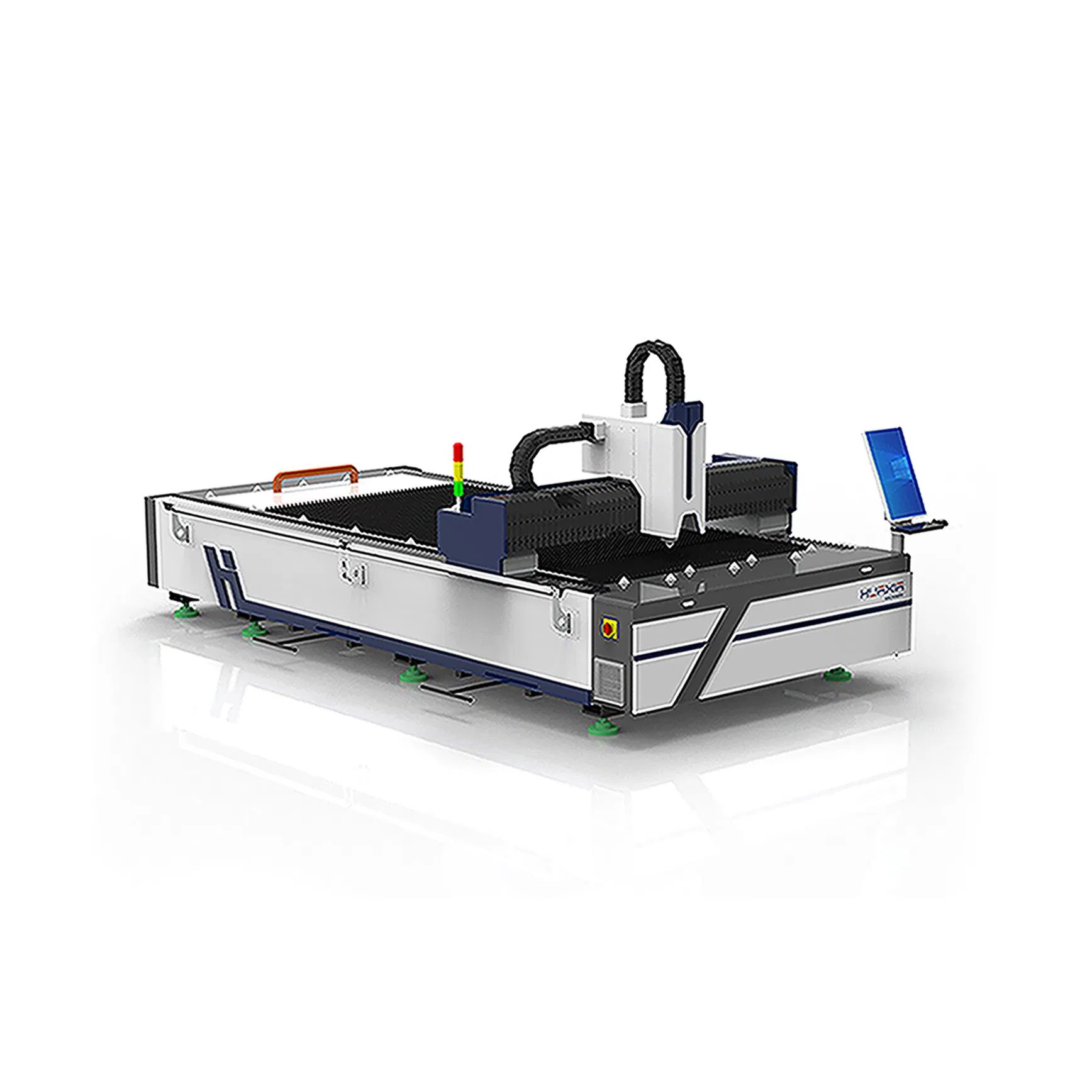 Machine de découpe laser à fibre pour tôle métallique
