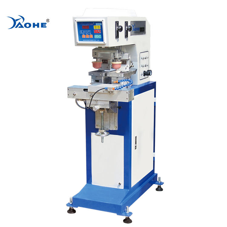 2 Color Sticker Toys Pad Printing Machine Printer with Open Ink Well