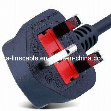 UK 3-Pin Netzkabel mit BSI-Zulassung (AL-199)