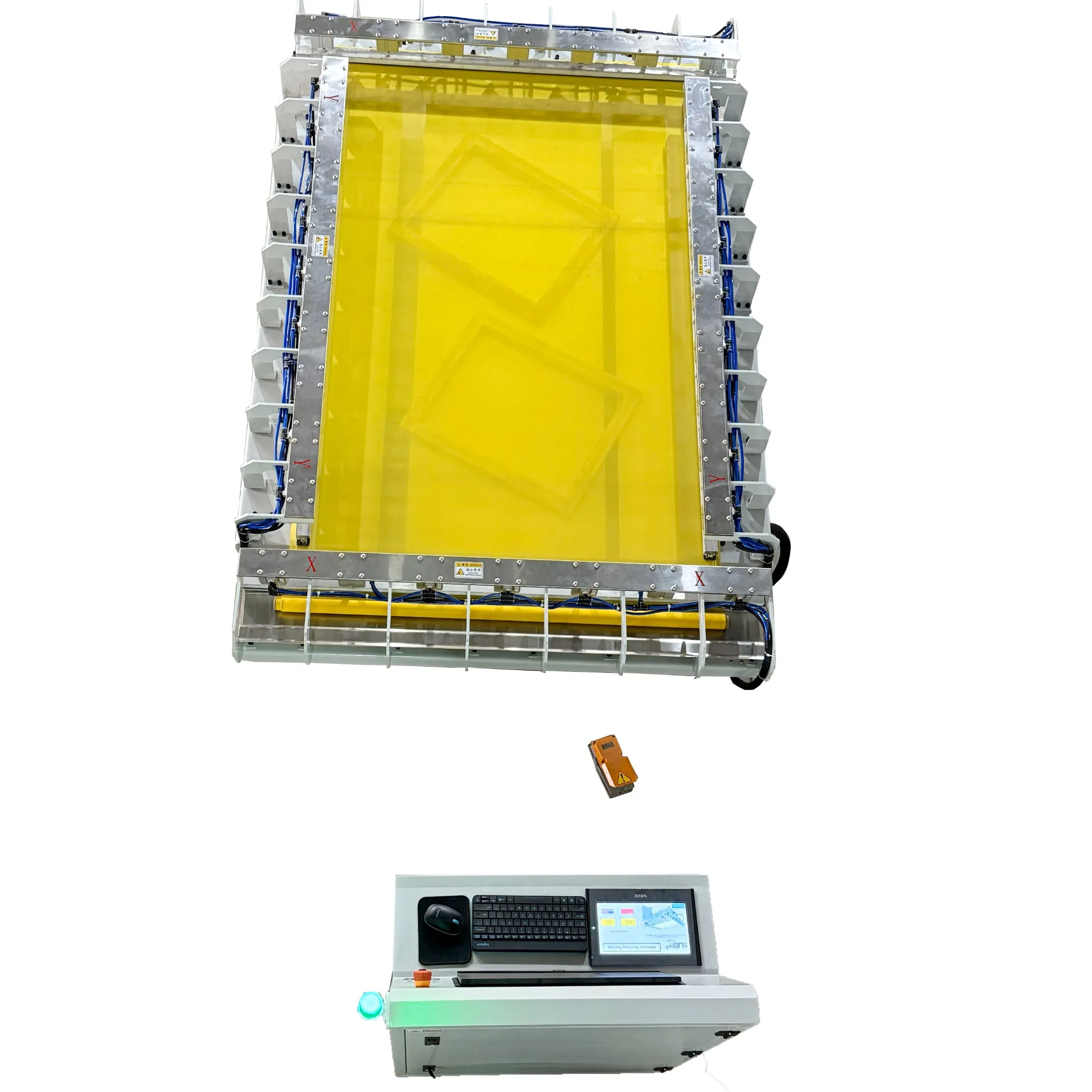 Mes Connection Tension Monitor Stencil Screen Stretching Machine