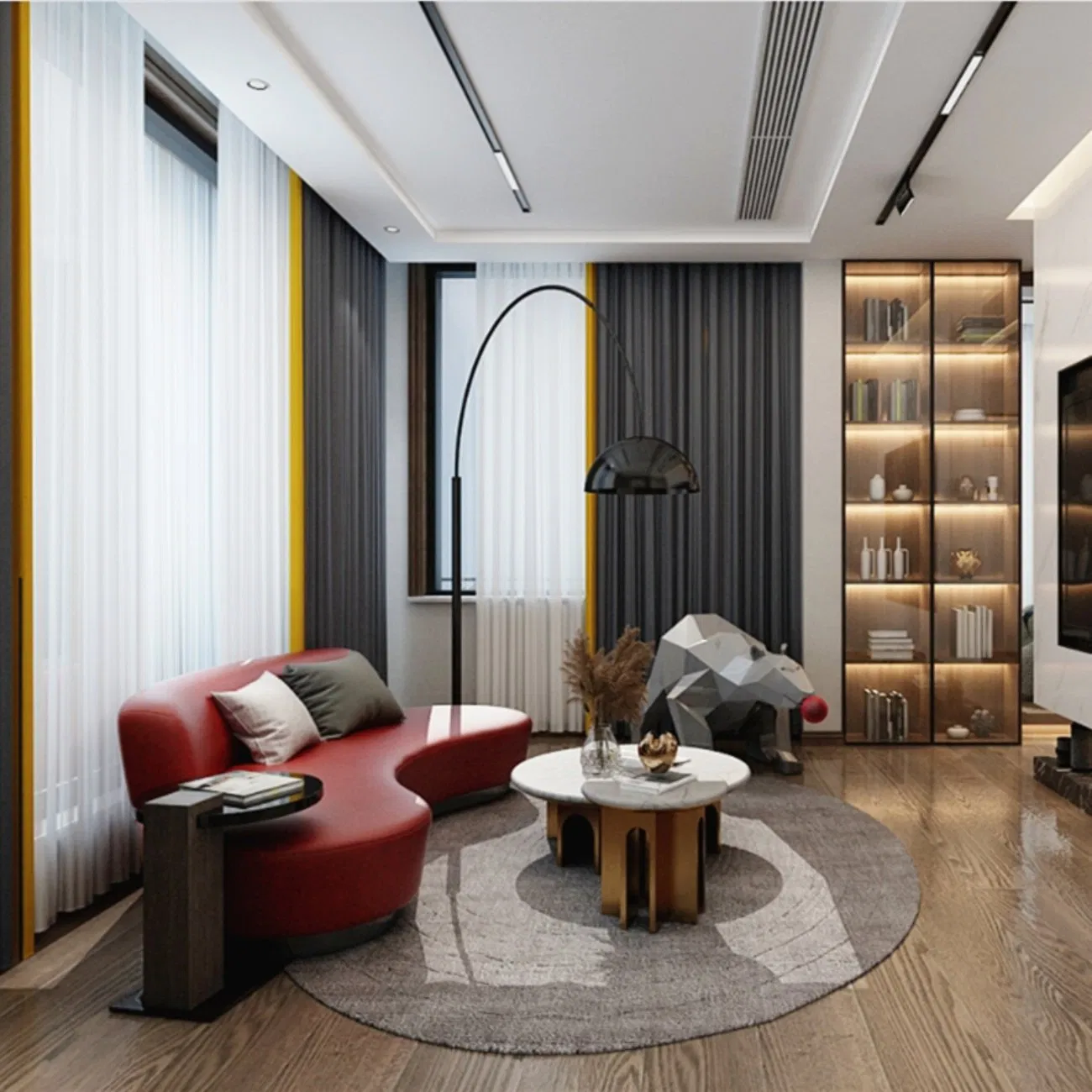 Exquisite Wool Viscose Hand Tufted Carpet for Hotel Home Textile Use