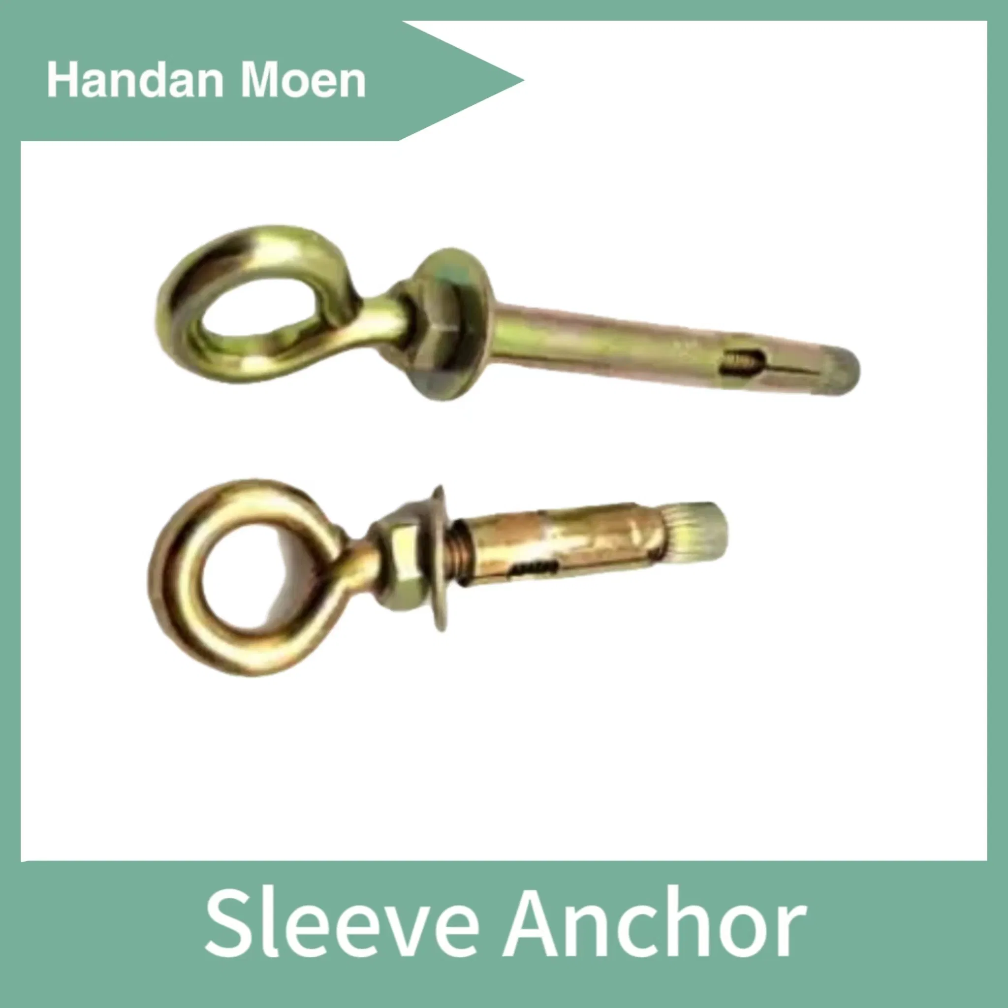 Carbon Steel Zinc Plated Threaded Bolt with Eye L J Hook Type Head Hook Expansion Anchor M10 M12