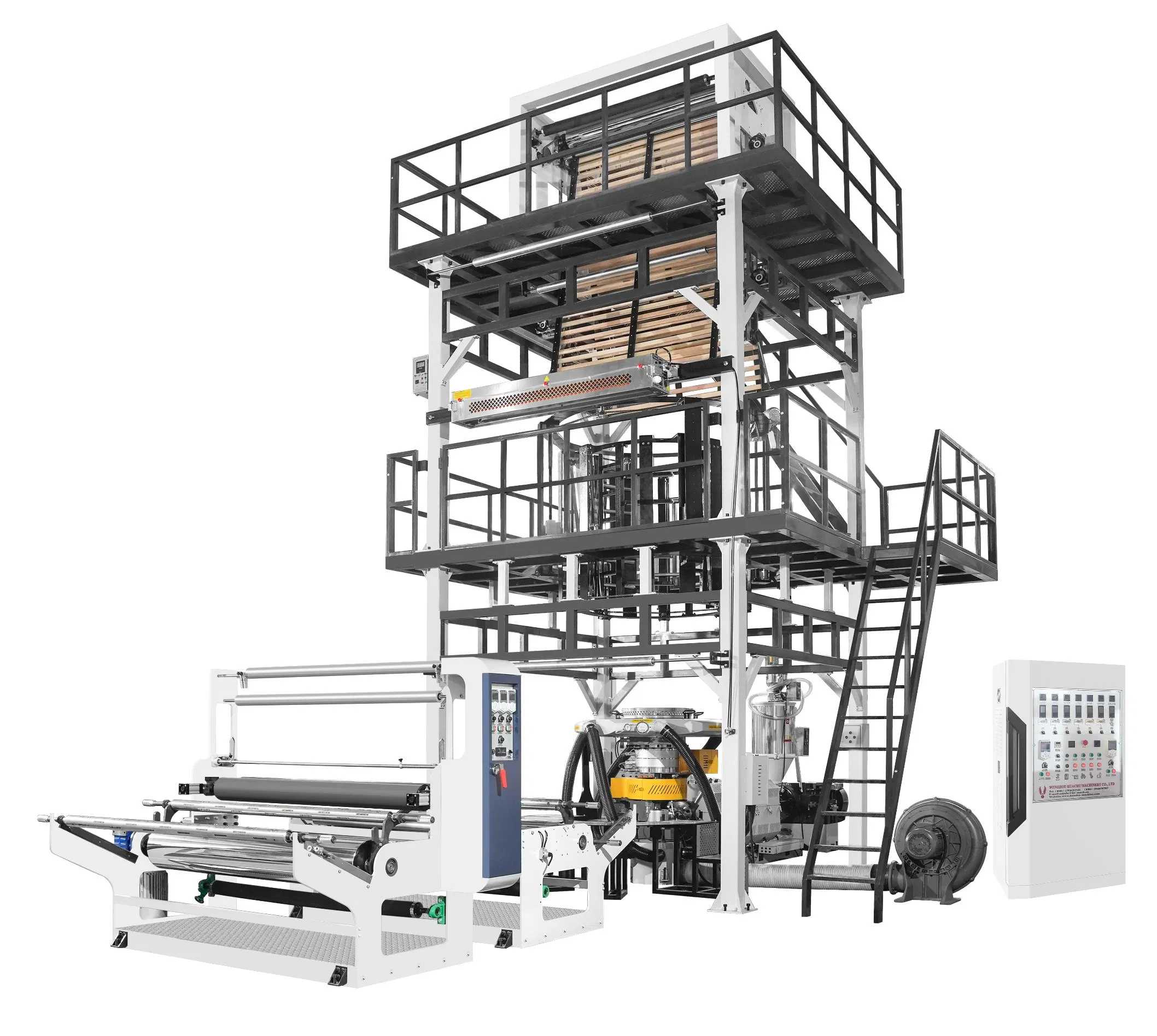 Single Screw 75-1800mm Film Blowing Machine