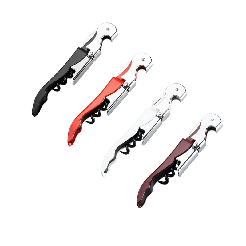 Stainless Steel Red Wine Bottle Opener with Foil Cutter