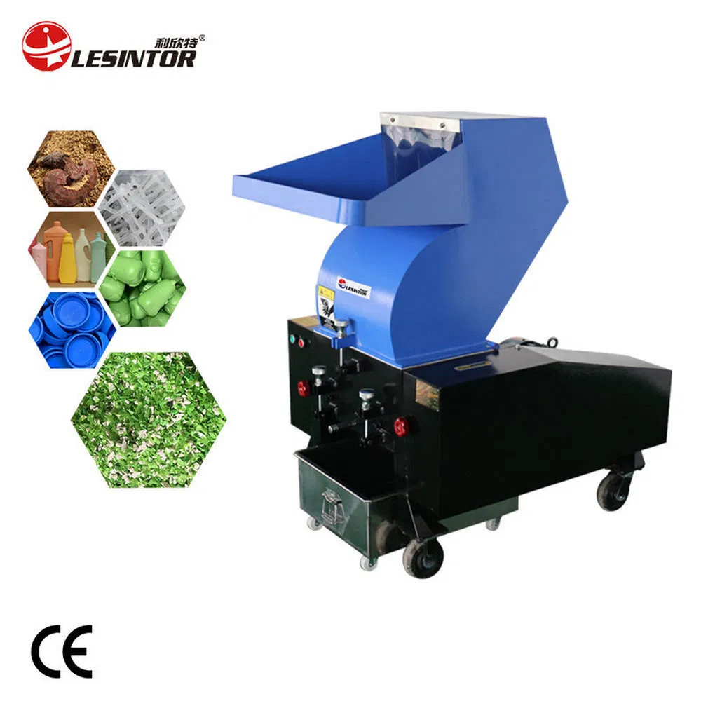 Wear Resistance 400mm Rotation Diameter Powerful Plastic PE Crusher for Dishwashing Liquid Bottles