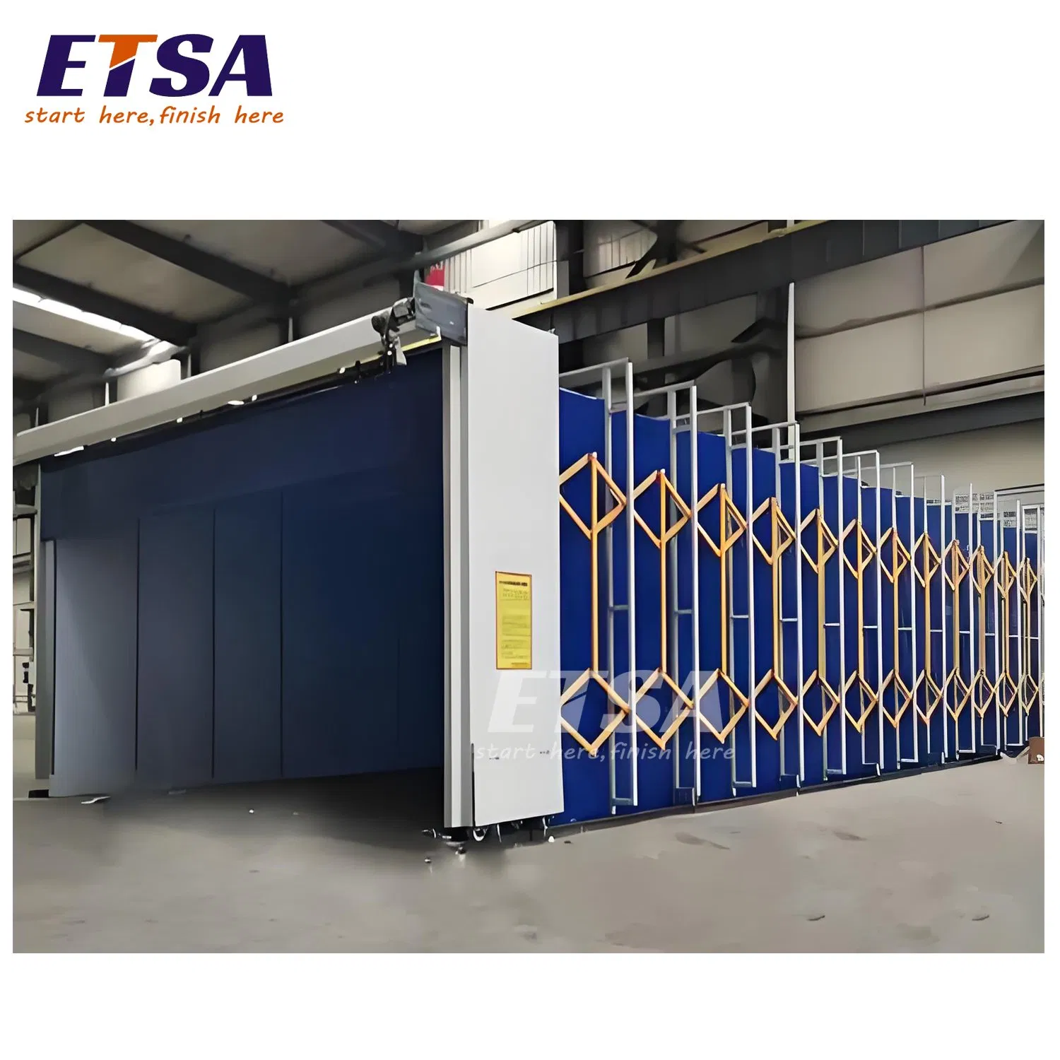 High Reliability Portable Mobile Telescopic Retractable Spray Painting Booth