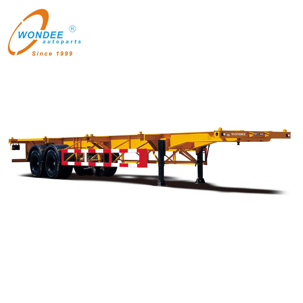 40 Feet Tri-Axles Skeleton Container Semi Trailer