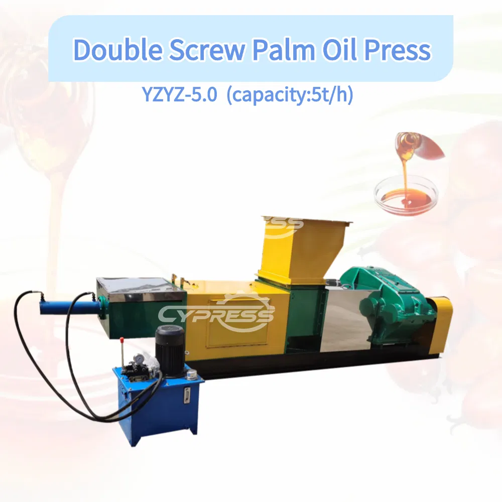 Doppelschnecken-Palmölpresse Palmölverarbeitungsmaschine
