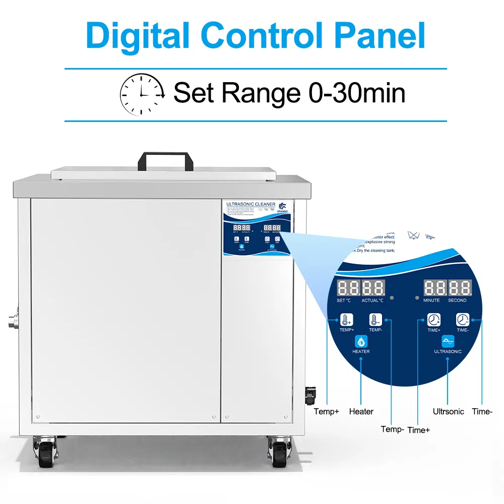 Large Industrial Ultrasonic Cleaner 45L-960L Capacity Wet Watch Cleaning Machine