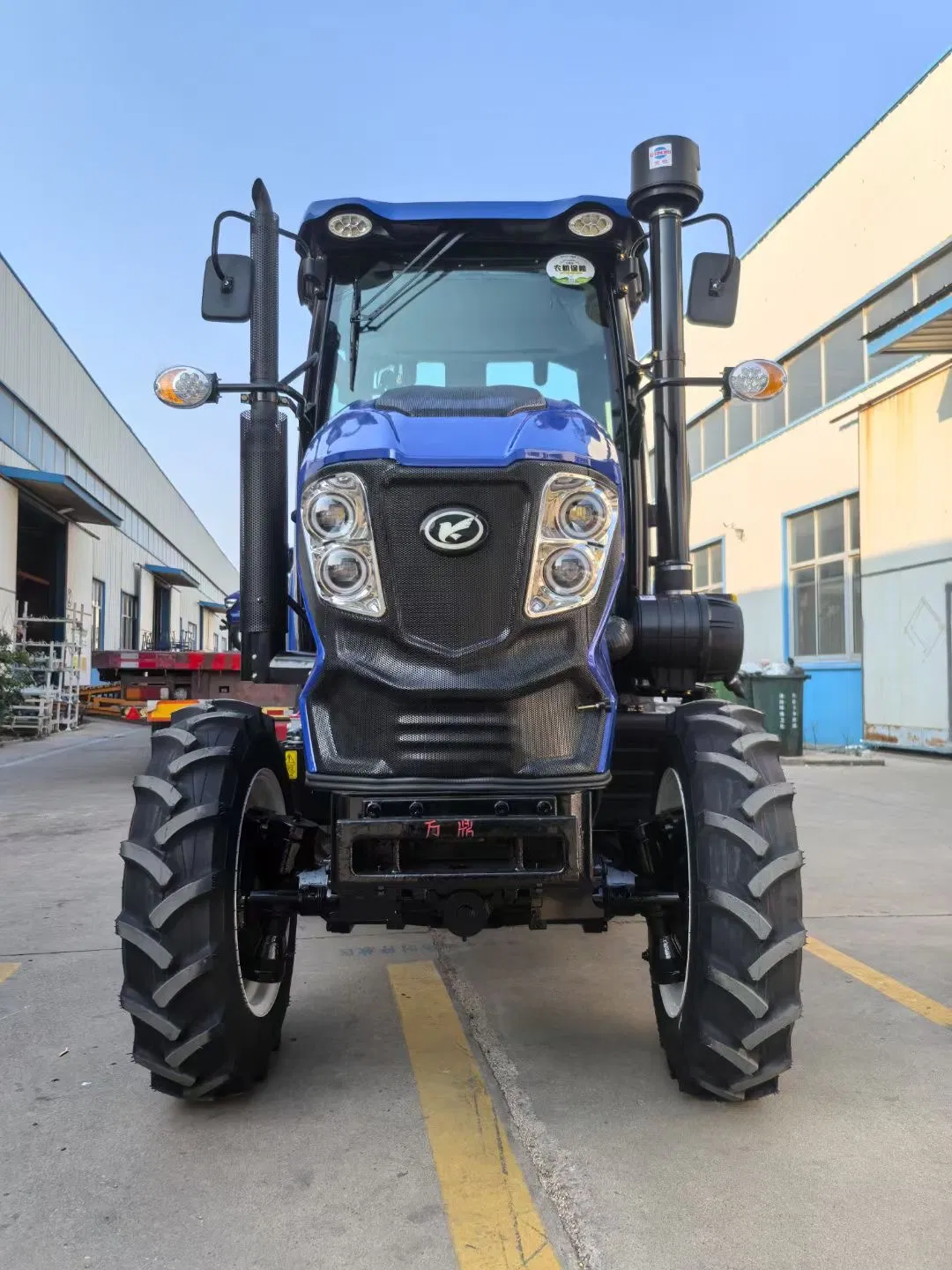 2025 New Model 100HP 4WD Agricultural Equipment Compact Farm Tractor with Front Loader