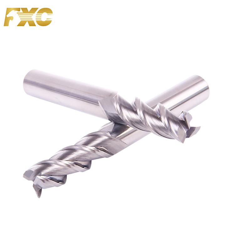 HRC55 Carbide End Mill for Aluminum Alloy Polishing Tool CNC Machine