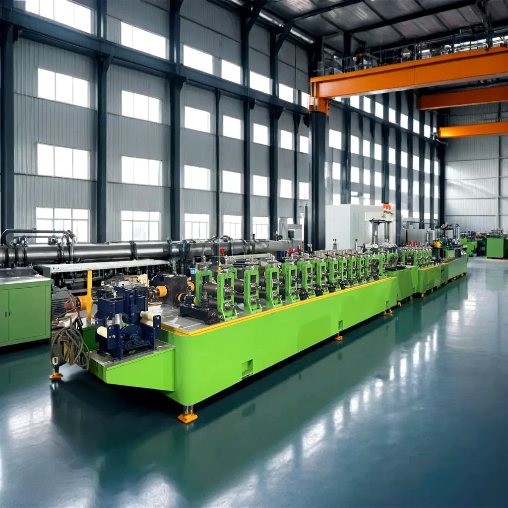 Round Square Stainless Steel Tube Making Machine Pipe Mill Line