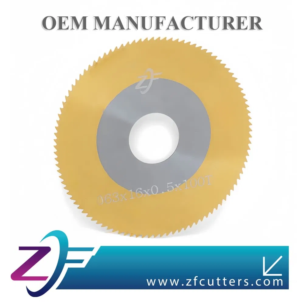 Solid Carbide Circular Saw Blade for Metal Cutting