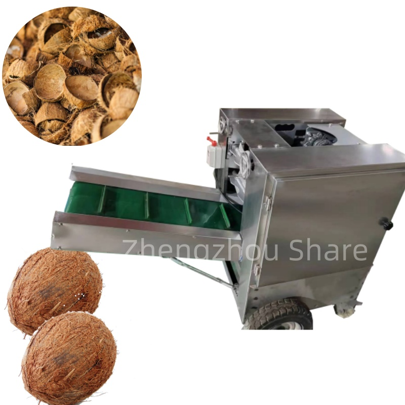 Green Coconut Skin Brown Skin Fiber Peel Peeling Machine