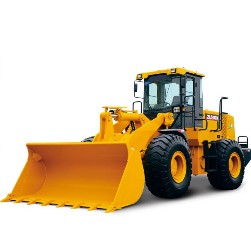 5 Ton Front Wheel Loader Zl50gn Xc958 with Rock Bucket Desert Tyre