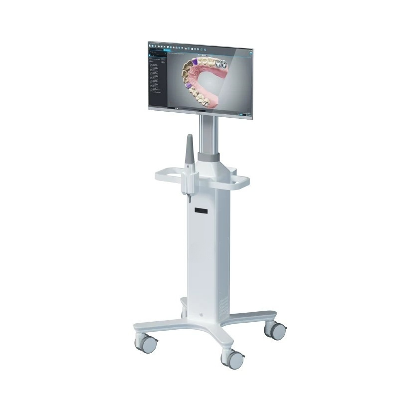23.8 Inch Touch Screen PC Mobile Dental Trolley for Dental Clinic