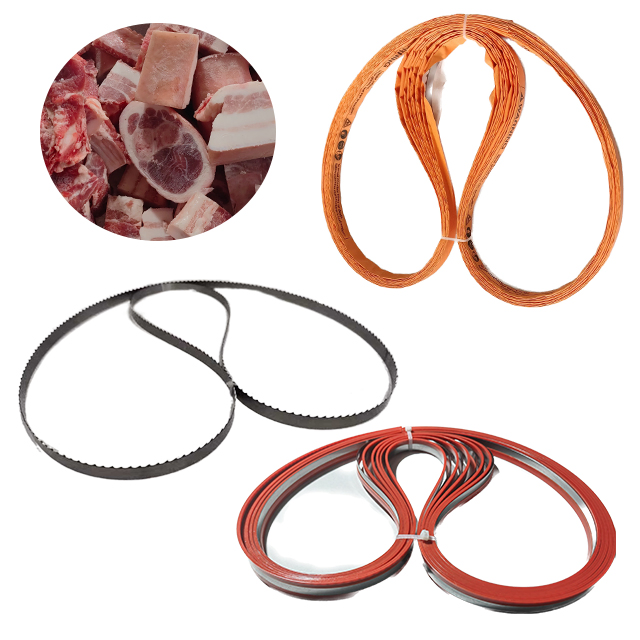 1650 mm X 16 mm X 0.56 mm 4tpi Meat Bone Band Saw Blade
