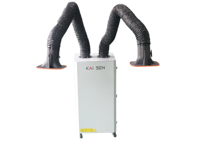 Mobile Filter Units with Exhaust Arms for Welding Fume