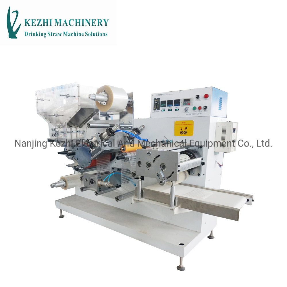 Automatic Plastic Drink Straw Cutting and Packaging Machine