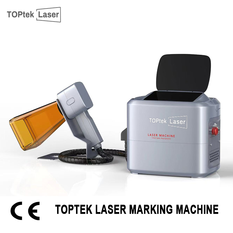 Portatile Macchina Portatile per Marcatura Laser a Fibra per Metallo Plastica Marcatore Laser Ezcad2.0 Raffreddato ad Aria
