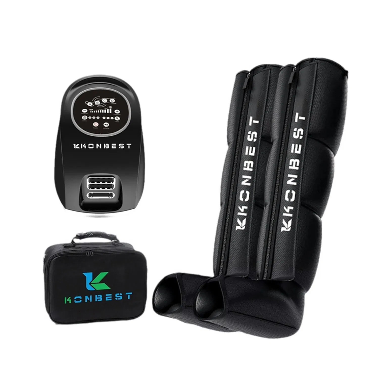 Luftkompressionsstiefel Lymphdrainage-Maschine Therapiesystem Sport-Regeneration Ausrüstung Vollständiger Waden-, Arm-, Knie-, Fuß- und Beinmassager