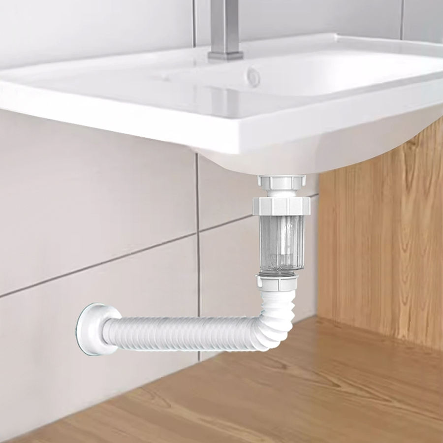 Customizable Easy Installation Wy-02W-02f Flip Style Bathroom Basin Sink Drain System