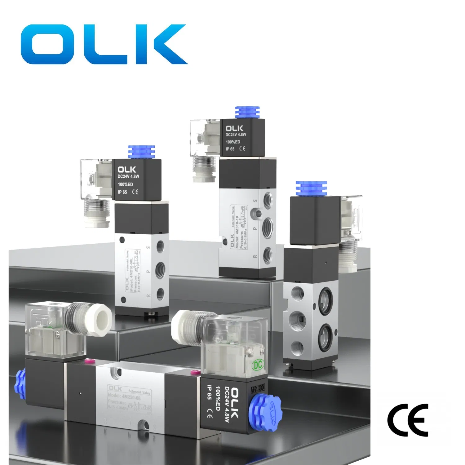 Air Tac Type 4m Plate Pneumatic Control Solenoid Valve with CE