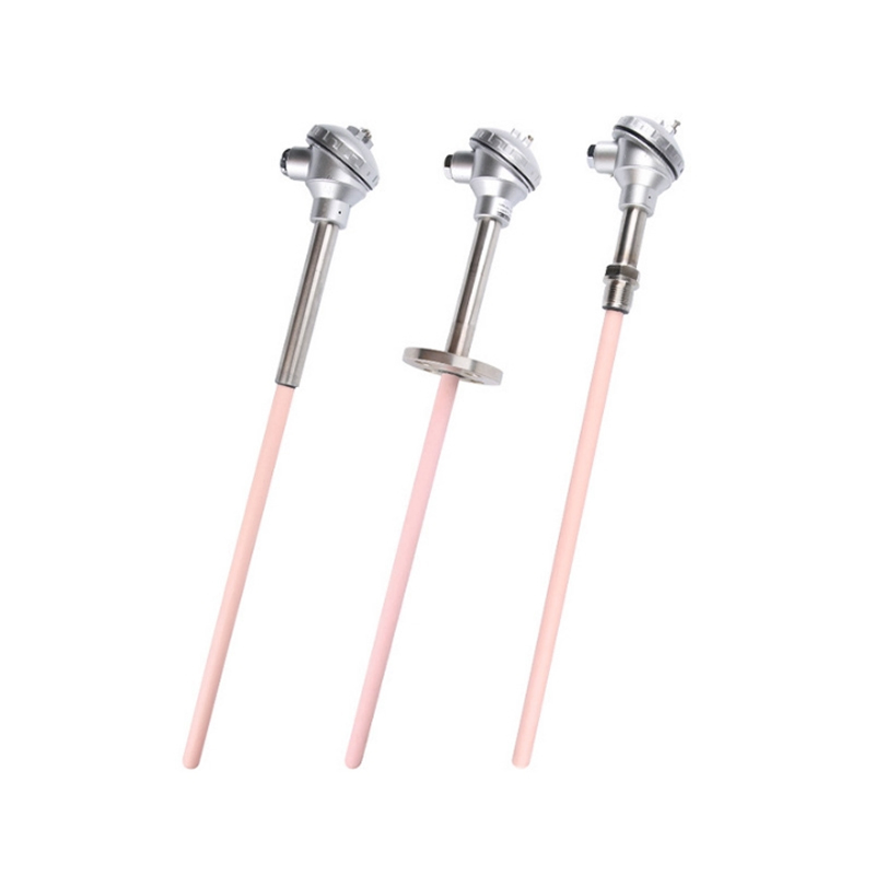 Ceramic Protection Tube High Temperature Type R Thermocouple Sensor